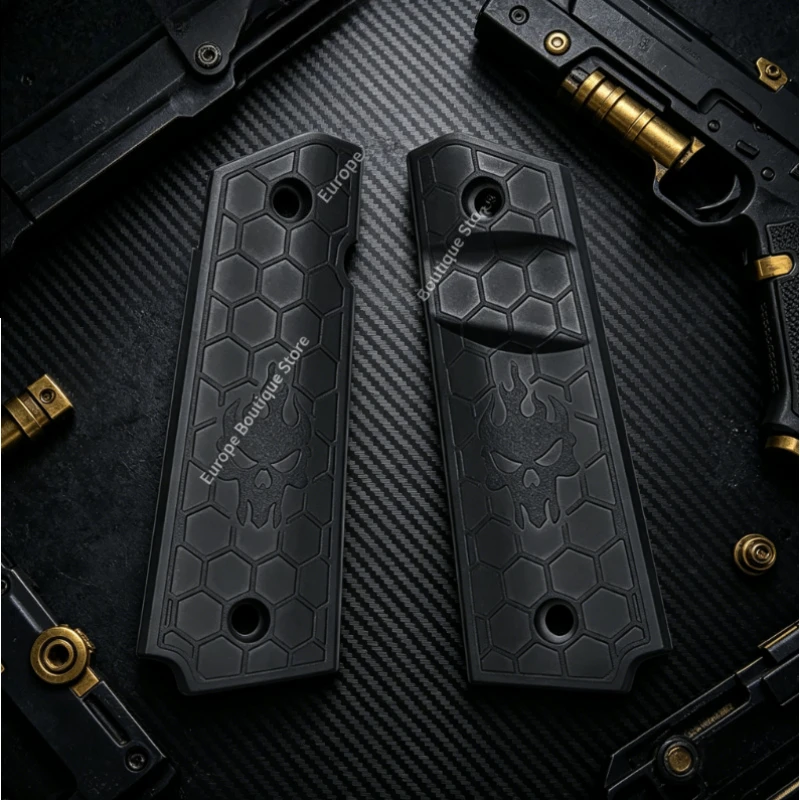 2026 NEW 1911 Nylon Wooden Grips Handle Decoration Accessories Toy Model Replacement Parts for Outdoor Game Collection