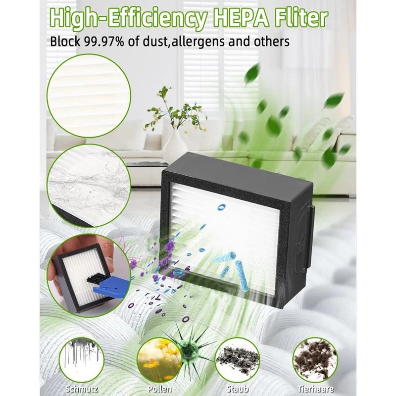 Für irobot roomba i7 i7 i3 i3 i4 i4 j7 j7 i8 i8 e5 e6 roboter staubsauger hauptseiten bürsten teile