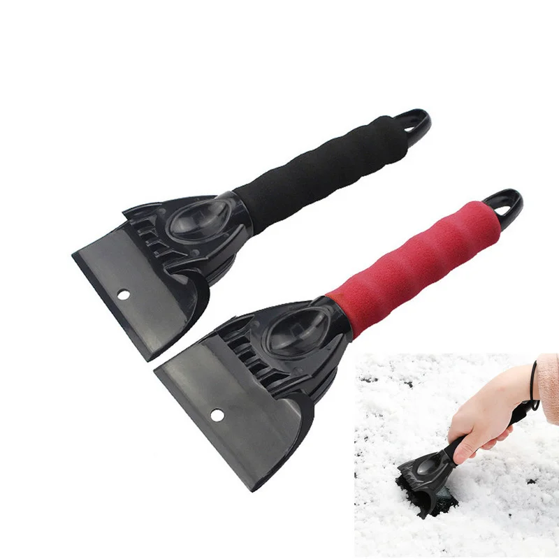 Snow Shovel Ice Scraper Brush Windshield Auto Defrosting Knife Deicing Scraping Snow Removal Squeegee Car Winter Cleaning Tool