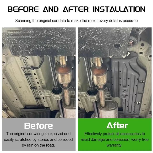 High Quality Engine Skid Plate Underbody Shield Chassis Guard Plate For Jetour T1 Accessories