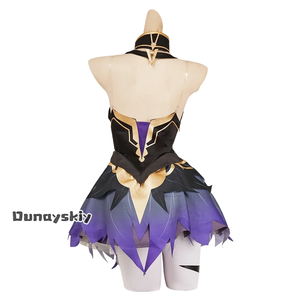 لعبة المنافسين دور خنجر فستان تأثيري زي الأرجواني الأميرة لوليتا فساتين حريمي خنجر لعب الأدوار فتاة plaűе شعر مستعار الدعاوى