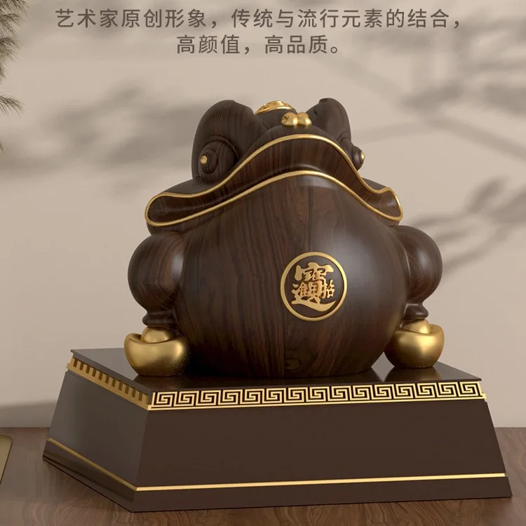 Adorno de la suerte grande, nuevo estilo chino, decoración para sala de estar de alta gama, regalo de apertura para tienda, decoración de escritorio de oficina