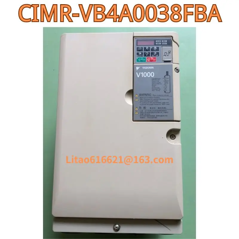 Used original frequency converter CIMR-VB4A0038FBA 15KW/18.5KW 380V functional test OK