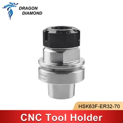 HSK63F ER32 70L Tool Holder For Engraving Machine HSK63F Knife Handle CNC Woodworking Machine lathe Tools