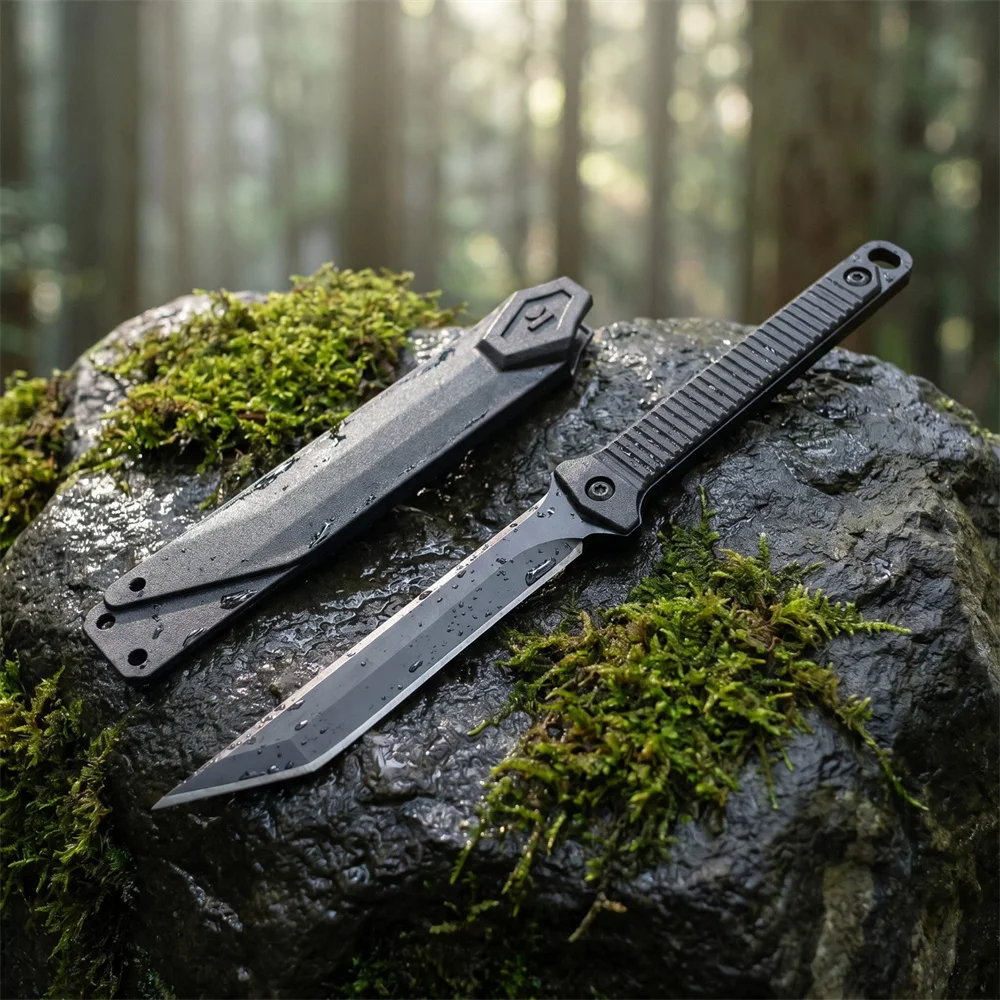 High Hardness 4008 Fixed Blade Knife 8CR13MOV Blade Nylon Fiberglass Handle Everyday Carry Outdoor Multi-hunting Pocket Knives