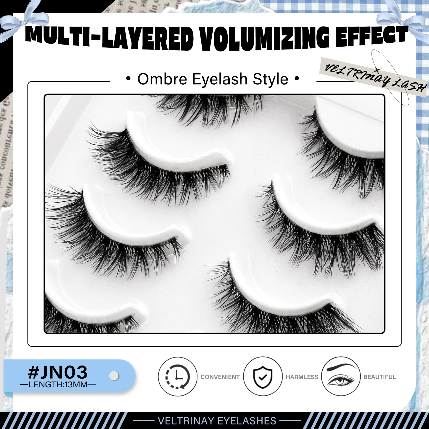 ヴェルトリア ナチュラルアイラッシュ ナチュラルフェイクラッシュ クリアバンドラッシュ つけまつげ ウィスピーラッシュ ナチュラルアイラッシュ メイクアップ