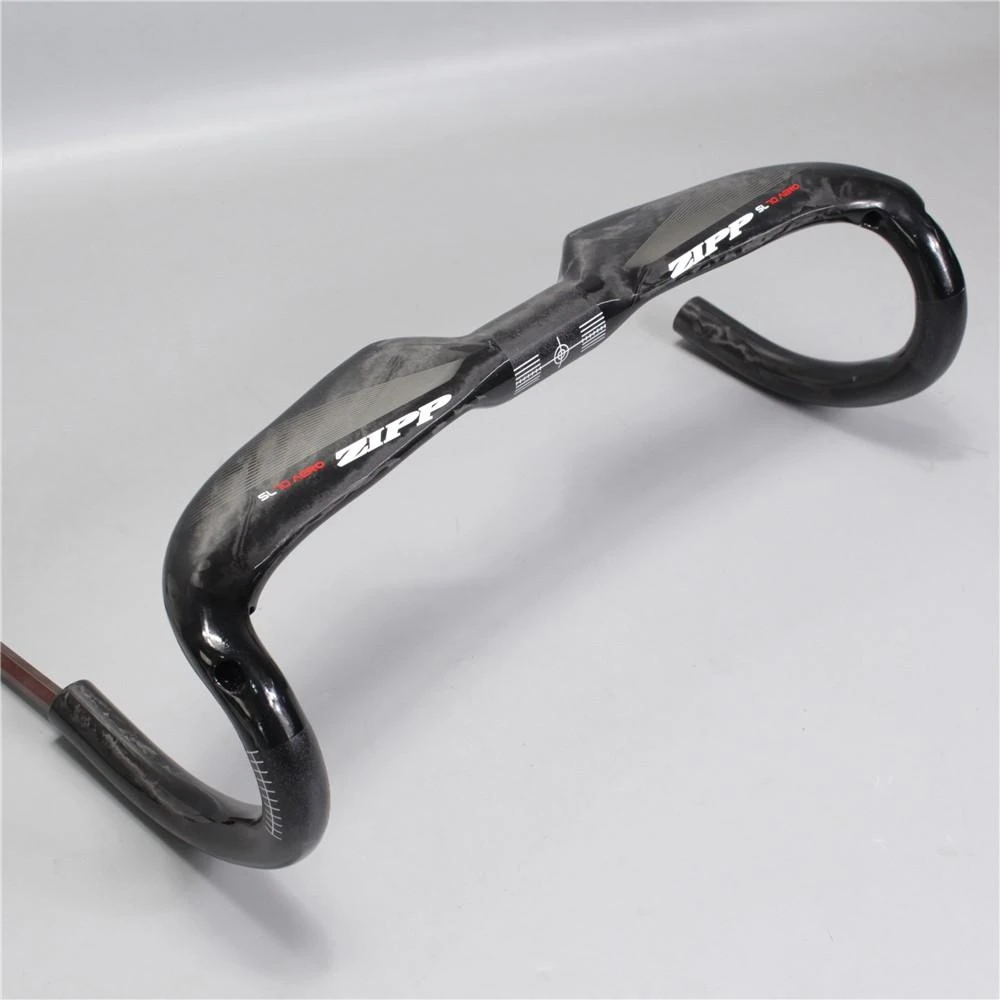 AliExpress NONE ZIPP Carbon Fiber Drop Aero Bar Bent 380/400/420/440-31.8mm Super light Road Bicycle Handlebar Cycling Bike Parts
