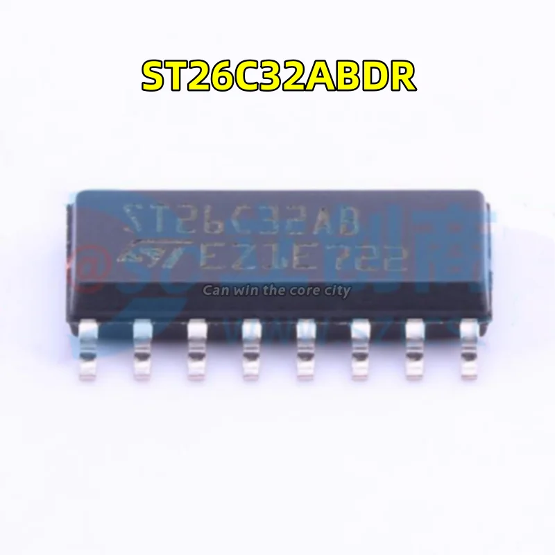 

1-100 PCS/LOT ST26C32ABDR ST26C32AB SOP16 Foot RS422 interface drive core spot New original