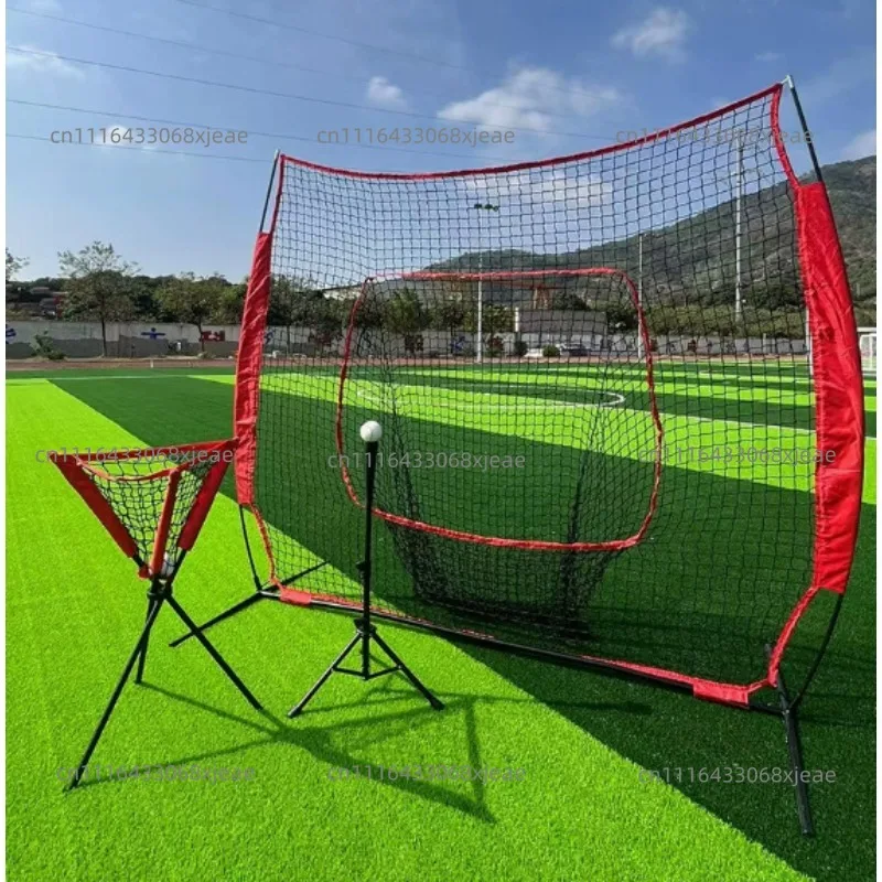 Portable Baseball Net Pitching Practice Net Indoor and Outdoor Baseball Softball Throwing Strike Net Equipment