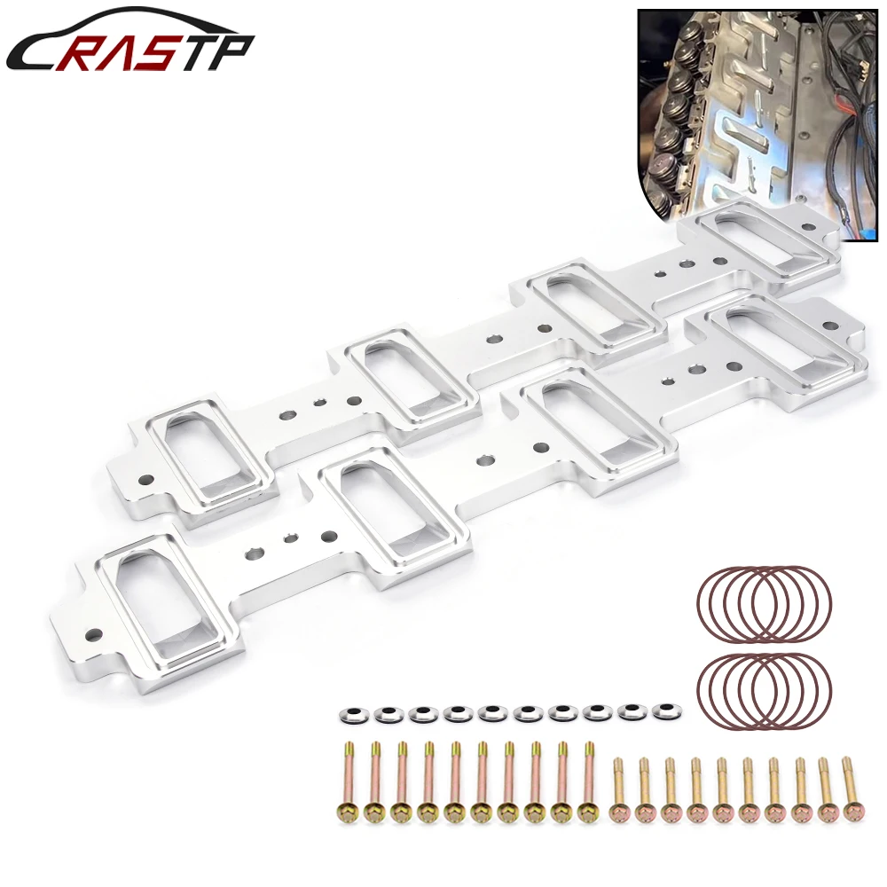 RASTP-прямоугольные переходные пластины впускного коллектора для головки блока цилиндров портов собора LS1 к LS3 LSA ZL1 CTS-V RS-CR1854 RASTP-прямоугольные переходные пластины впускного коллектора для головки блока цилиндров портов собора LS1 к LS3 LSA ZL1 CTS-V RS-CR1854