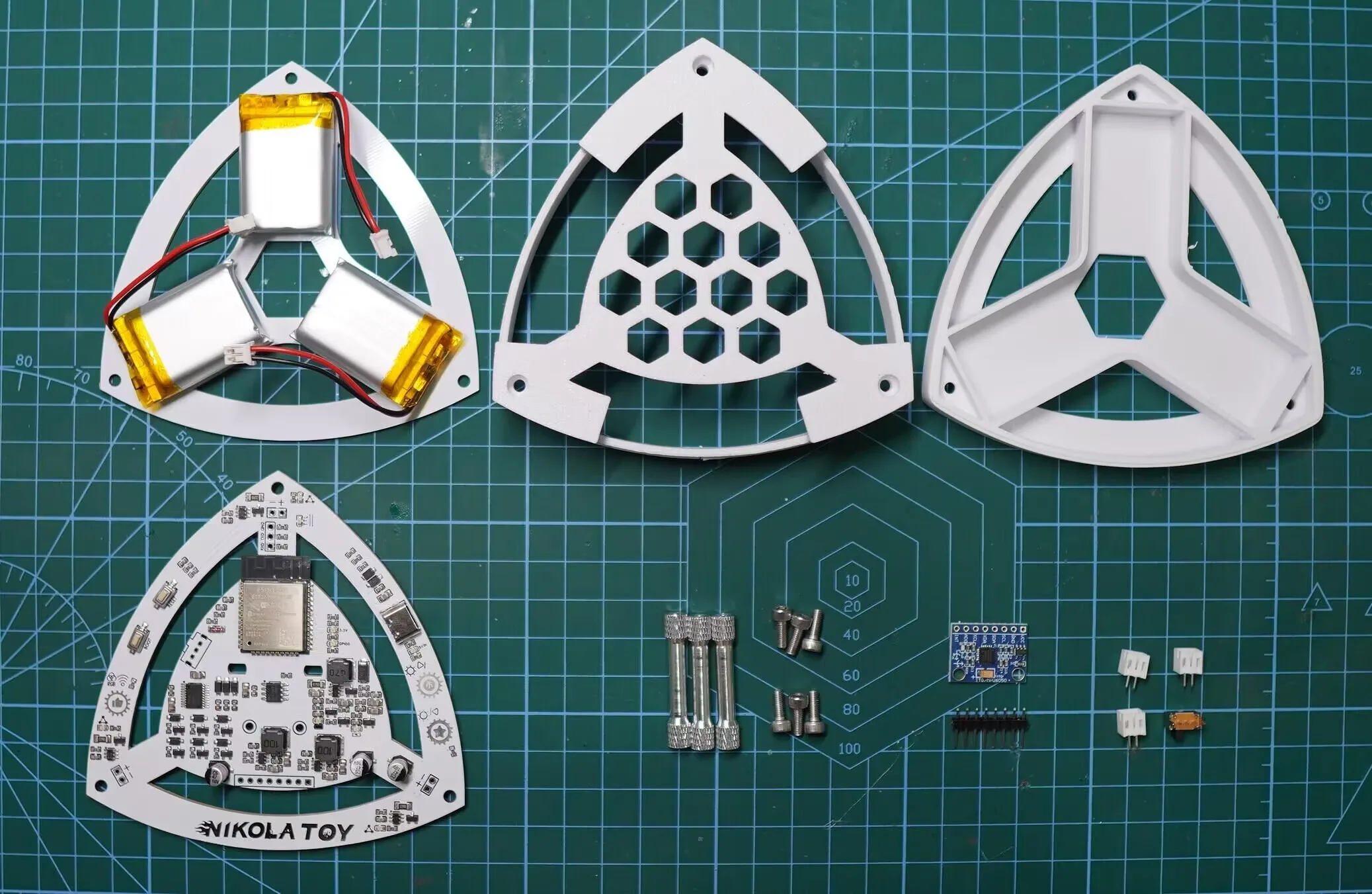 Self-balancing Leroy Triangle V3 finished product