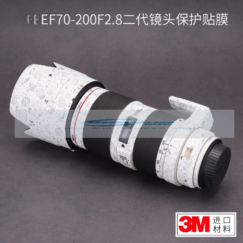 

Подходит для Canon EF70-200 F2.8, защитная пленка для объектива второго поколения, матовая наклейка Canon, камуфляж 3M