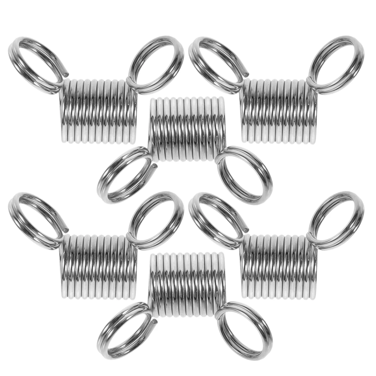 

6Pcs Anti-drop Metal Spring for Beading Jewelry Beading Stoppers for jewelry making metal mini spring