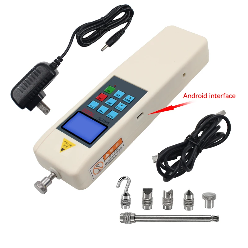 Push Pull Force Gauge Connect With Computer Dynamometer Dynamometer HFR Series  With Android Interface USB  Digital Force Gauge