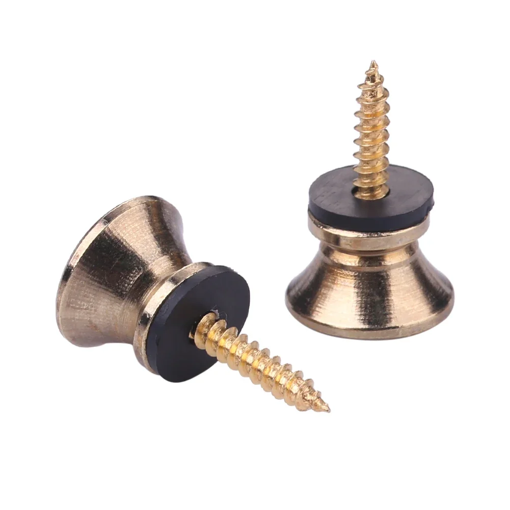 إبزيم معدني مضاد للانزلاق لحزام الجيتار ، أوتاد قفل ، دبوس لباس القيثارة ، 2 * * #4