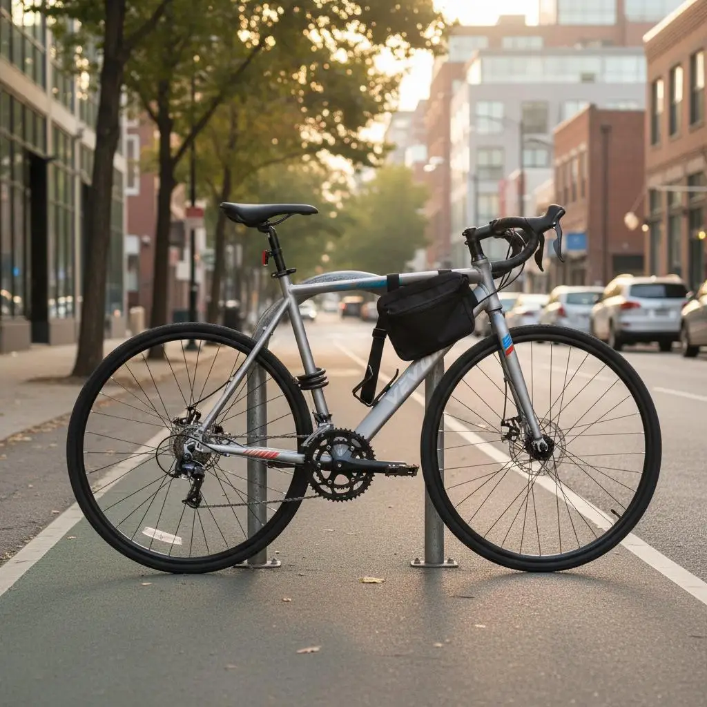 

Шоссейный велосипед с колесами 700C, легкая рама из алюминиевого сплава, 14-скоростная трансмиссия L-TWOO, руль-бар и дисковые тормоза