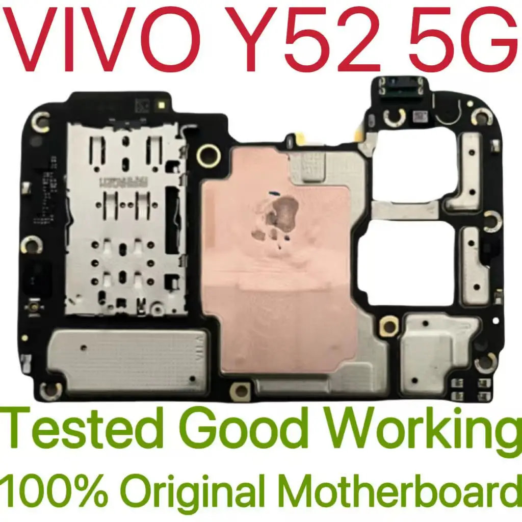 Global Version Original Unlocked Motherboard for VlVO Y52 5G Tested Circuit Plate Main Logic Board for VlVO Y52 5G
