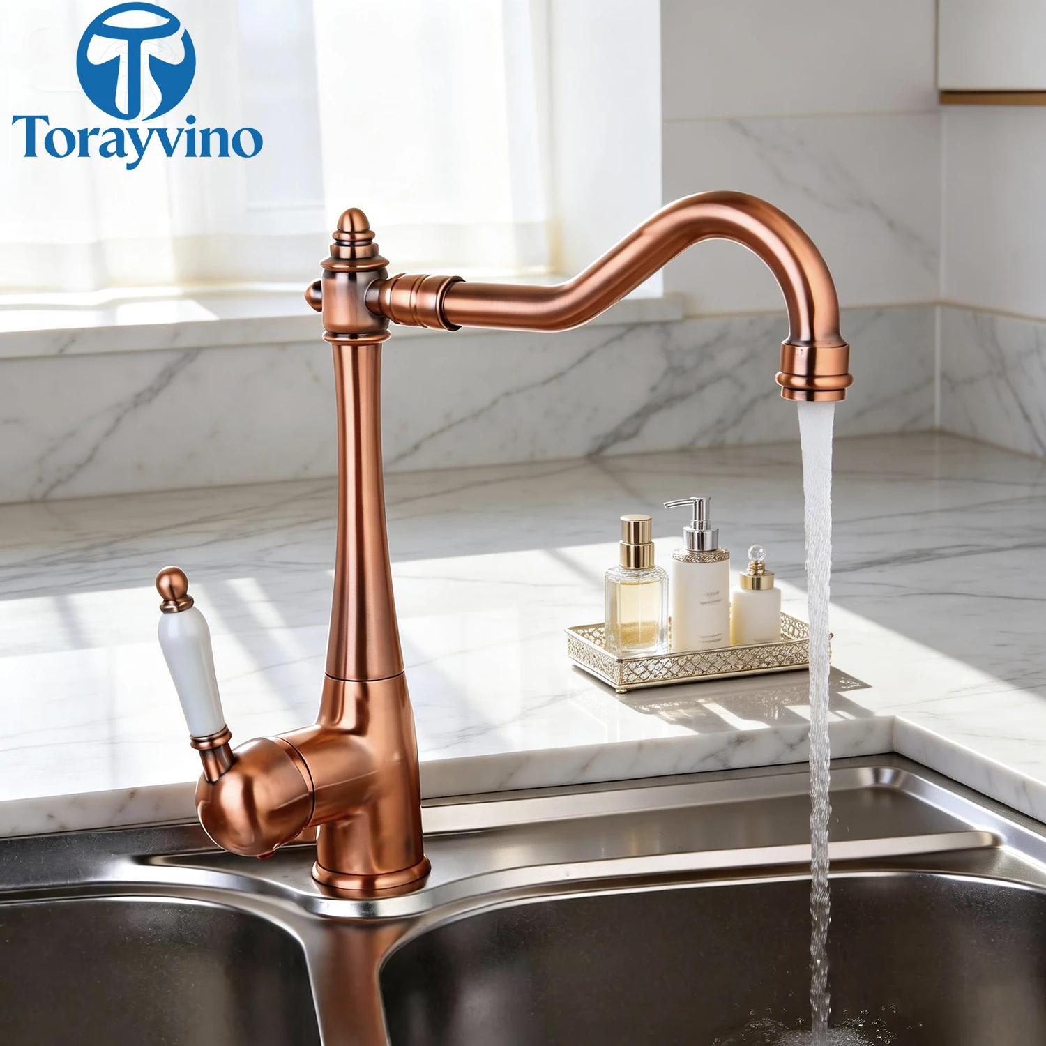 kitchen-sink-faucet-mixer-taps-antique-copper-chrome-orb-gold-finish-swivel-faucet-deck-mounted-tap-hot-cold-mixer