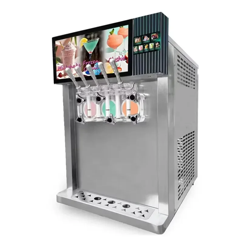Easy to Cooperate Italy Electric Slush Milkshake Machine industrial Cold Drink Making Machine for Good Sale