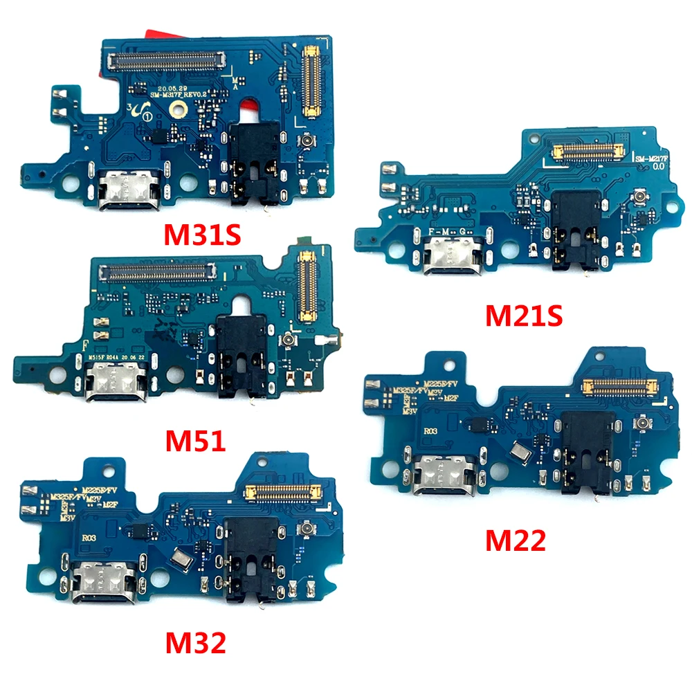 USB Charger Charging Dock Board Port Flex Cable For Samsung M21 M31 M31S M51 M10 M20 M30 M30s M21s M13 M32 M52 M62 M23 M33 M53