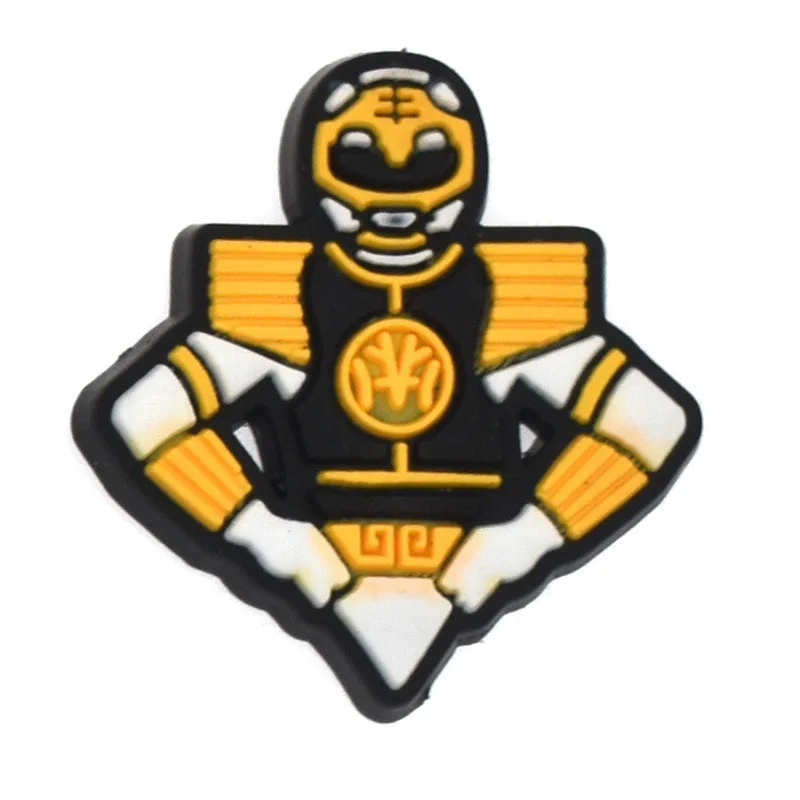 7-24 Stück Coole Krieger-Helm-Schuh-Charms, Cartoon-Schuh-Dekorationszubehör, klassische Clog-Sandalen-Armband-Schnallen, Freunde-Geschenke – Detail 16