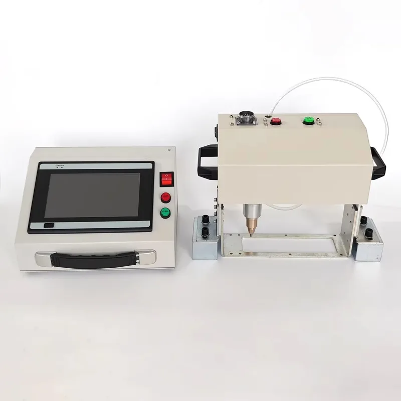 140*40mm Metal Chassis VIN Number Marking Tool: Portable Pneumatic Handheld Dot Peen Engraving Machine