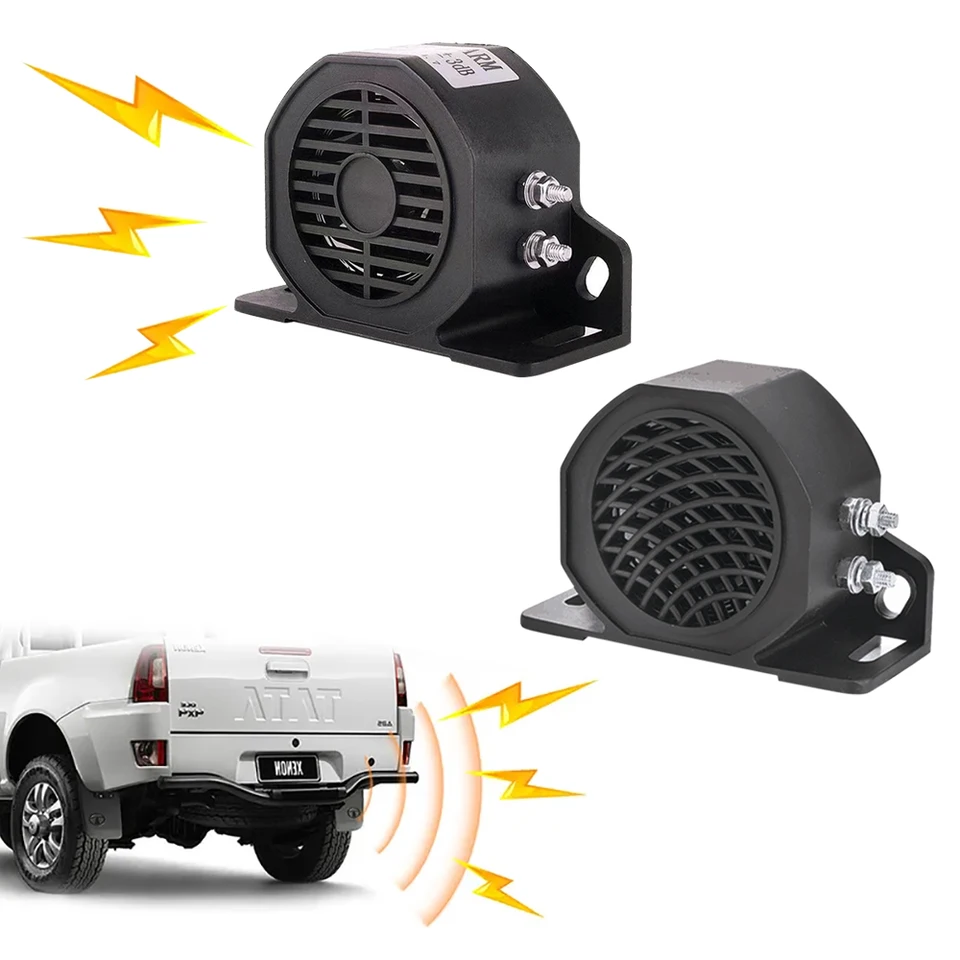 Heavy Duty Copper Wired Forklift Backup Alarm – Electric Reverse Beeper Horn 12-48V For LiDa, XiLin, EP, HELI, HANGCHA