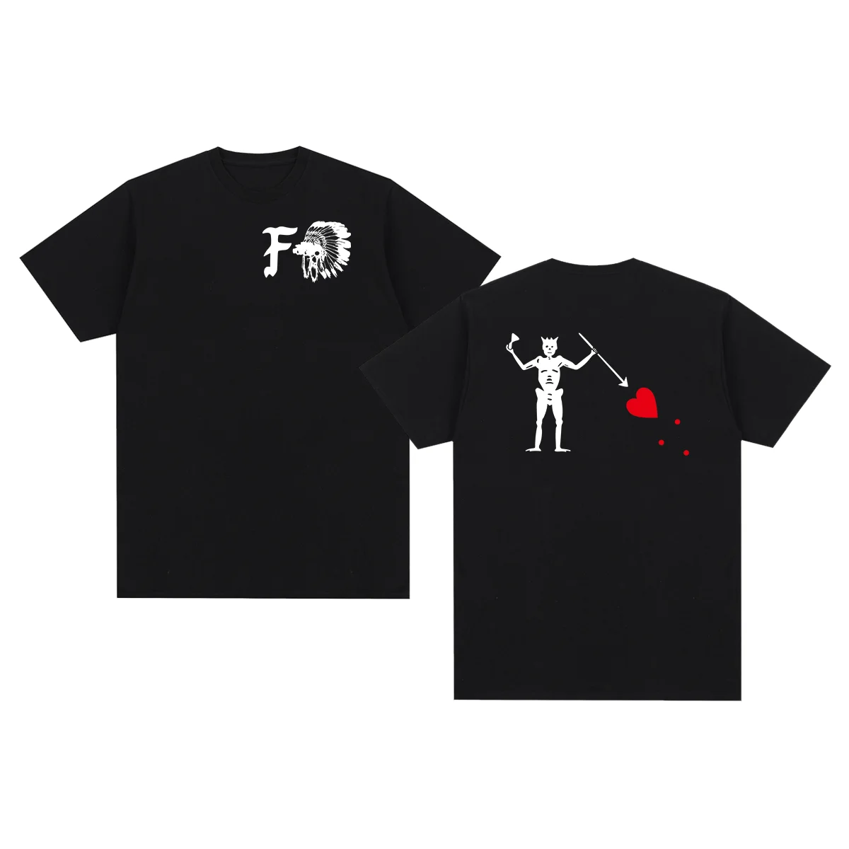 Forward Observations Group Vintage T-shirt FOG Gothic Rock PUNK Skeleton Cotton Men T shirt New TEE TSHIRT Womens tops