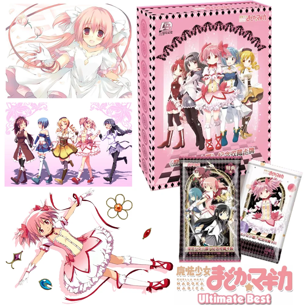 wholesale Anime Magi Madoka Magica Card MANDAO Original Flash Rare Madoka Homura Sayaka Mami Kyouko Collection Toys card