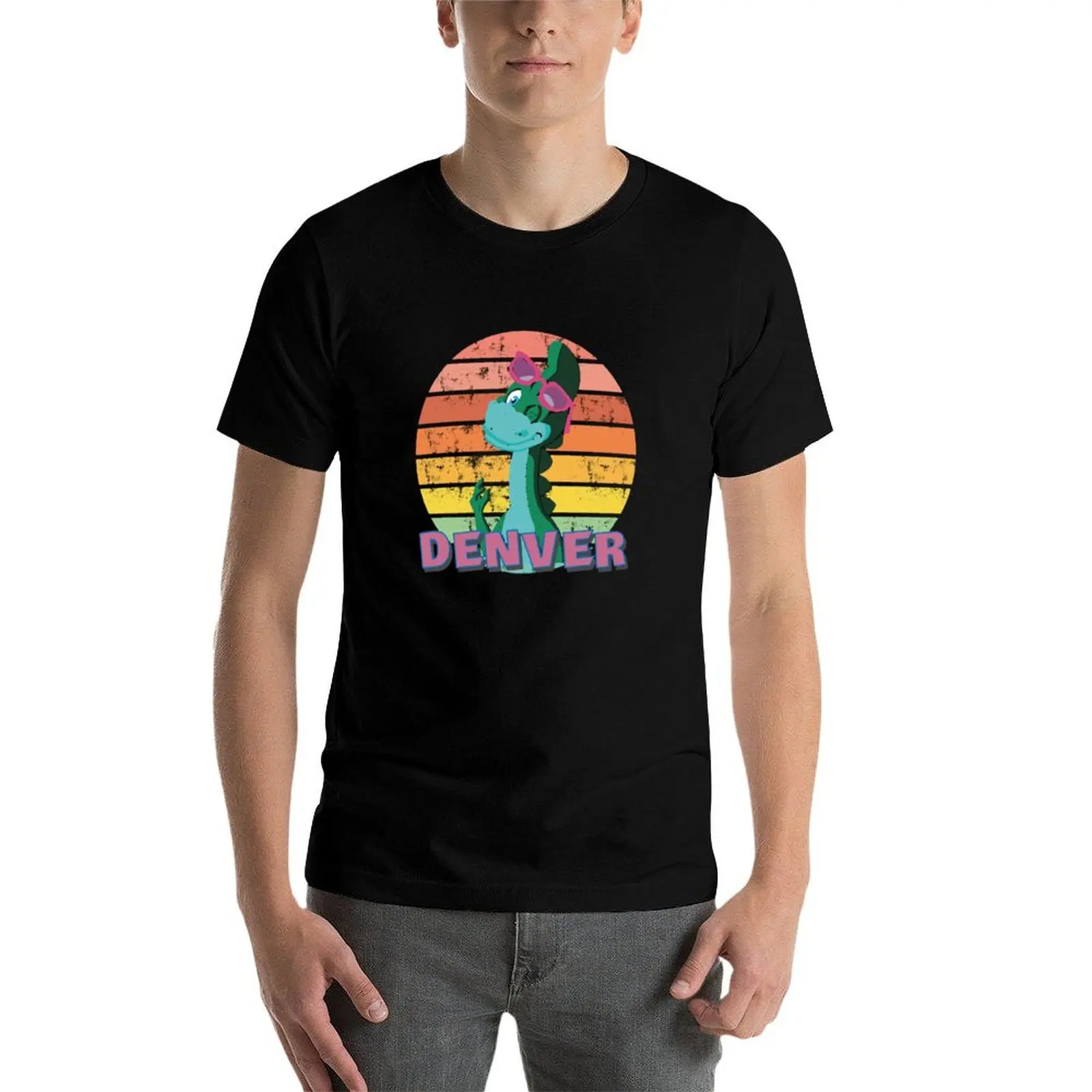 Denver The Last Dinosaur Funny Tee T-Shirt t shirt personalised anime tshirt t shirts for man pack