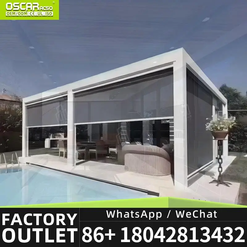 Roller Pull Type Double layer Thickened Blackout Blinds Lift and drop Customizable Modern Simplicity Design for Bedroom Living R