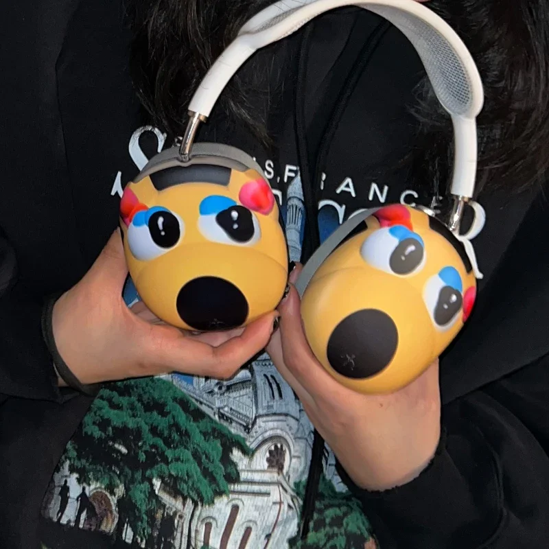 Artistic Graffiti Airpods Max Headphones Case Cover Cartoon Niche Custom Airpods Cases Headphones Accessories Decoration Gift