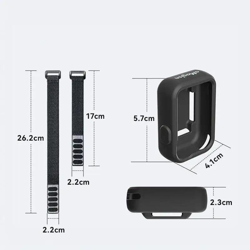 Silicone Case With Wrist Strap: Mount Viewfinder Remote Control Protective Cover Pocket Camera