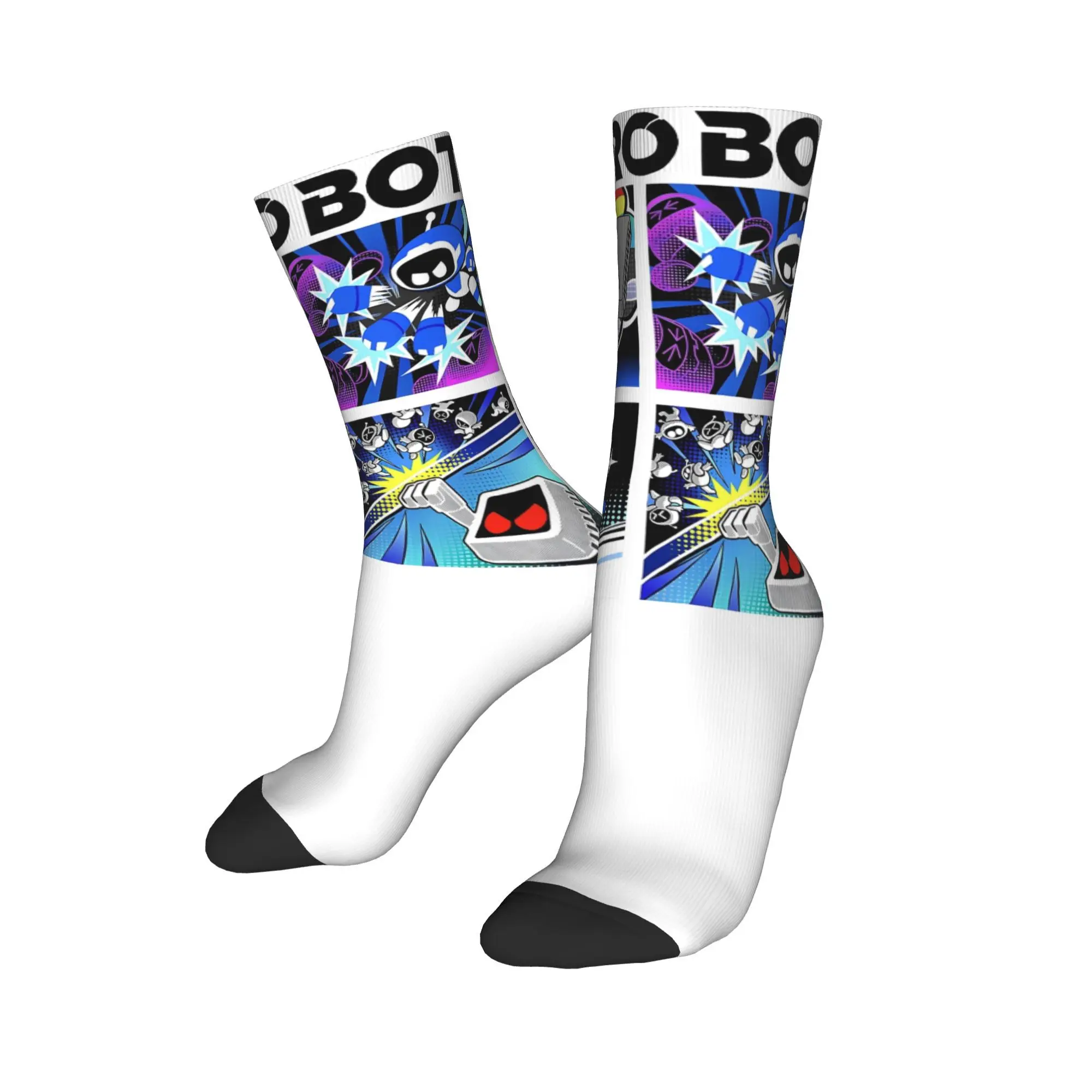 Astrobot Space Photo Socks Merch For Men Women Games  Soccer Socks Cozy Birthday Present