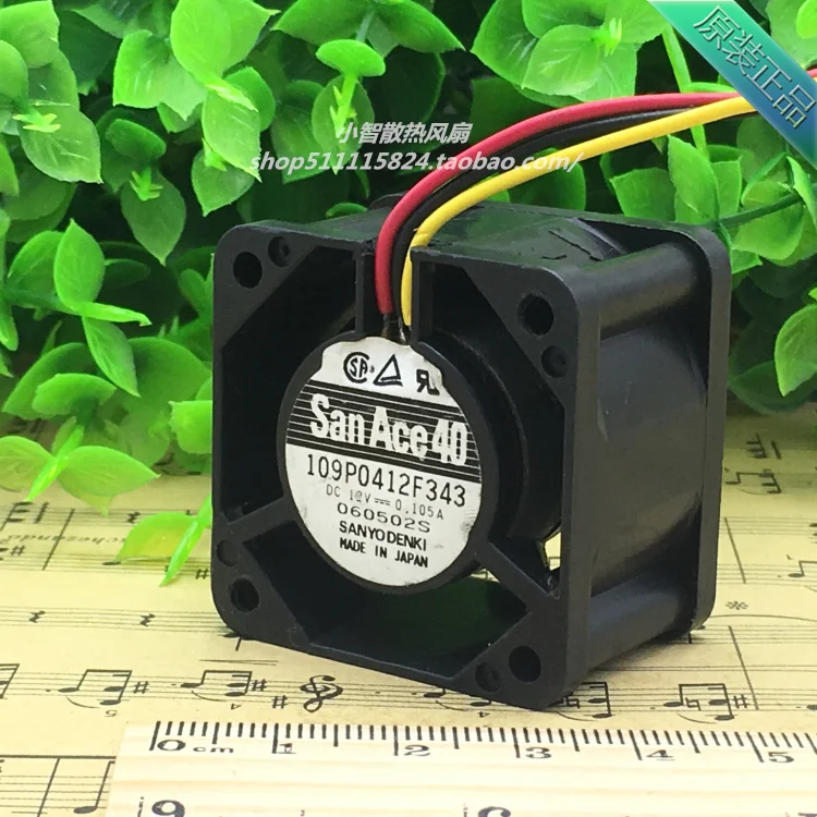 ORIGINAL 109P0412F343 12V 0.105A 4028 40*40*28mm NEW COOLING FAN RADIATOR