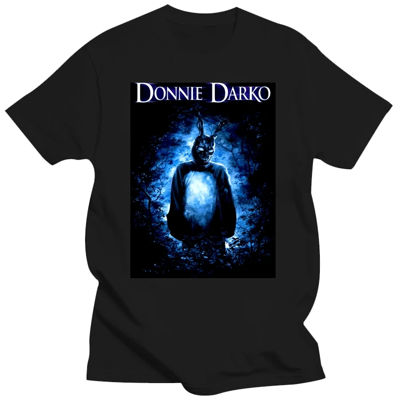 Donnie Darko V2 movie poster Jake Gyllenhaal DTG T-SHIRT BLACK all sizes S-5XL