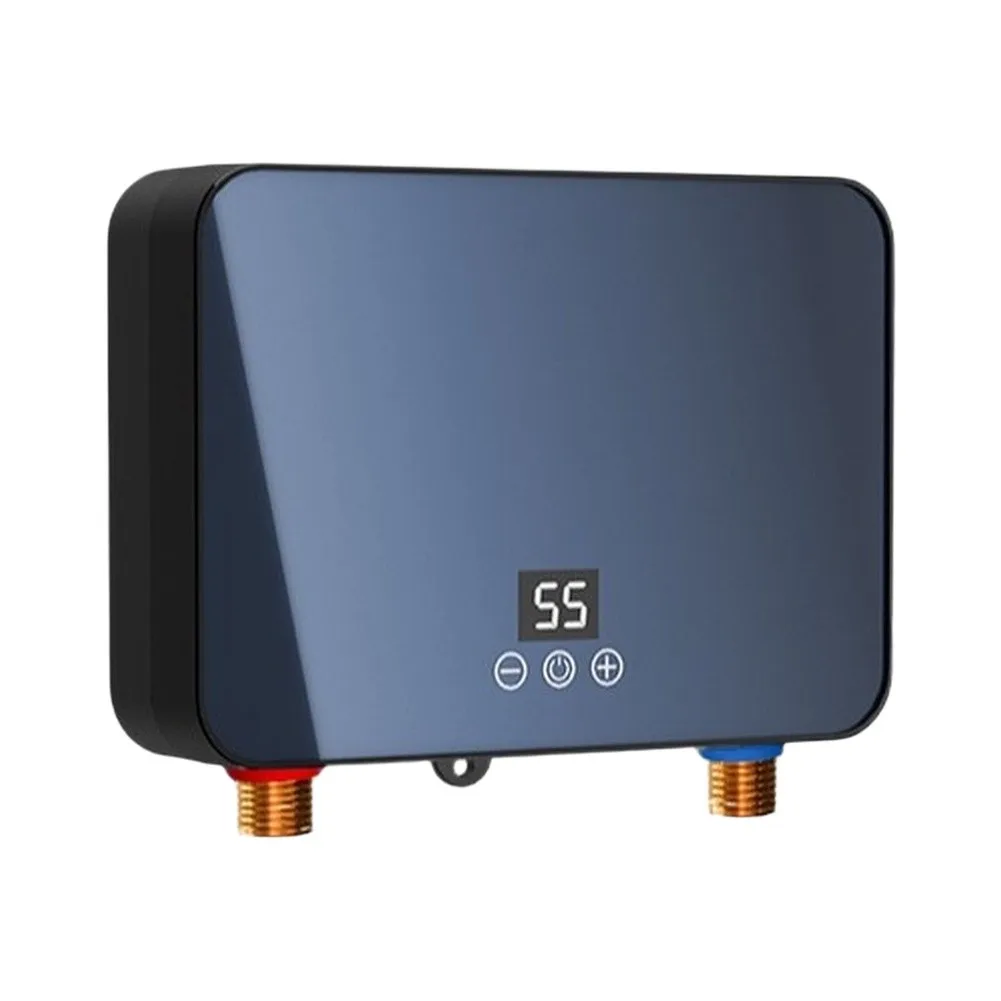 For Instantaneous Electric Water Heater 220V 6000W with Built in Digital Display Touch IPX4 Rated for Humid Environments