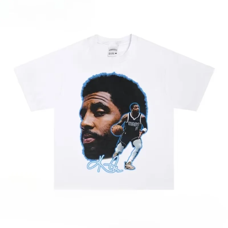 2026 Kyrie Irving Basketball Star Casual Printed American T Shirt Men Women Crew Neckline Short Sleeves Graphic Tee Tops