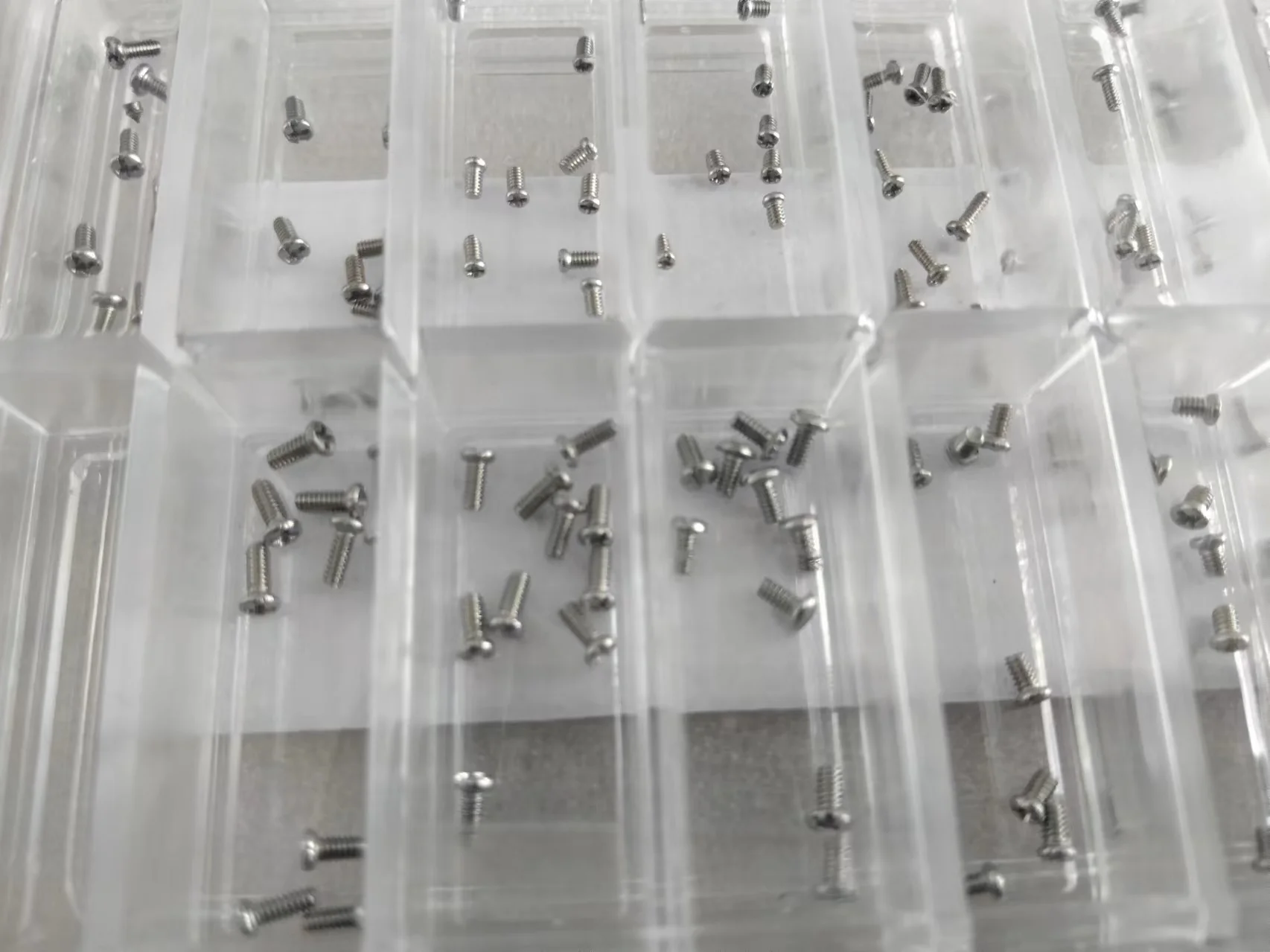 Assortment of 1.0mm 1.2mm 1.3mm 1.4mm Thread Diameter Watch Back Case Screw 1.4mm-2.5mm Head Countersunk Screws W4046