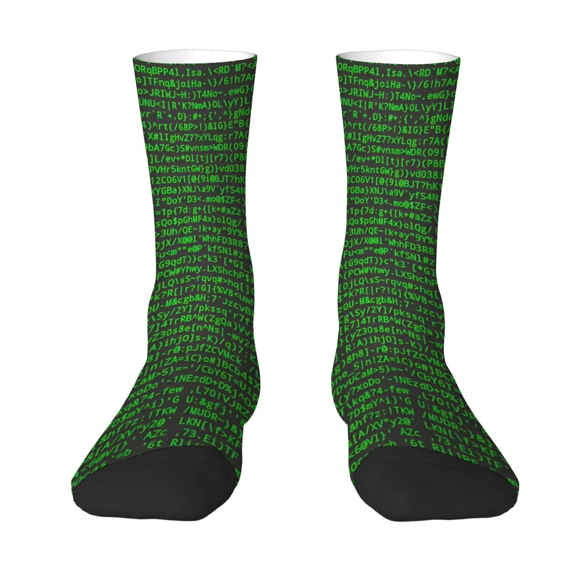 

Mathematical Fluorescent Print Men's Socks Comfortable and Breathable Socks Stylish and Quirky Harajuku Street Style Socks