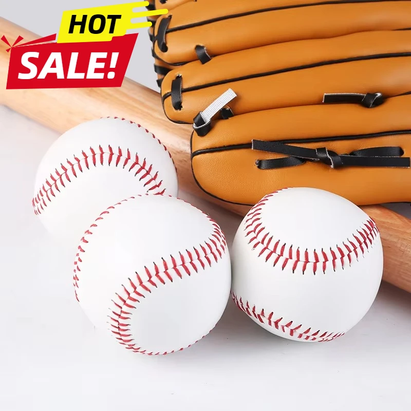 

Бейсбол №. Мячи для софтбола и хардбола ручной работы для тренировок, фитнес-продукты, белые безопасные детские бейсбольные мячи, для мужских тренировок и командных игр