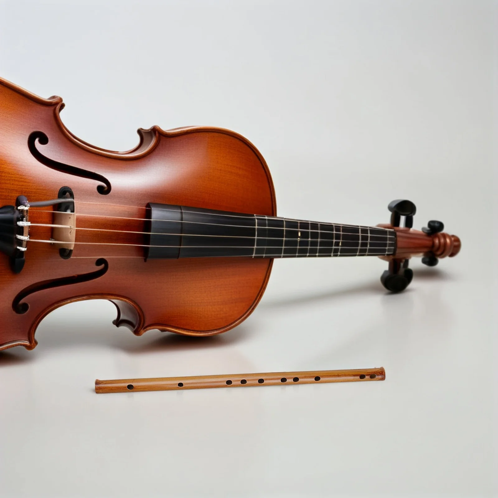 

Short Flute Musical Instrument Premium Wooden Small Flute For Beginners Durable Vertical Woodwind Practical Piccolo With