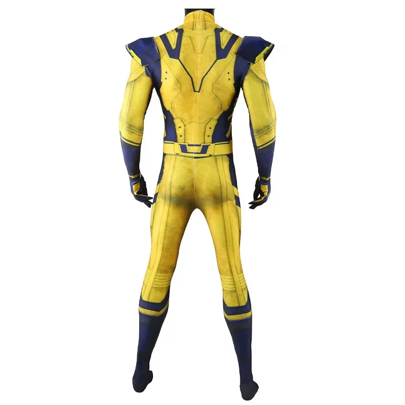 Costume Cosplay Wolverine Tuta James Howlett Armatura Set Uomo adulto Vestito Stampa 3D Zentai Tuta Supereroe Halloween