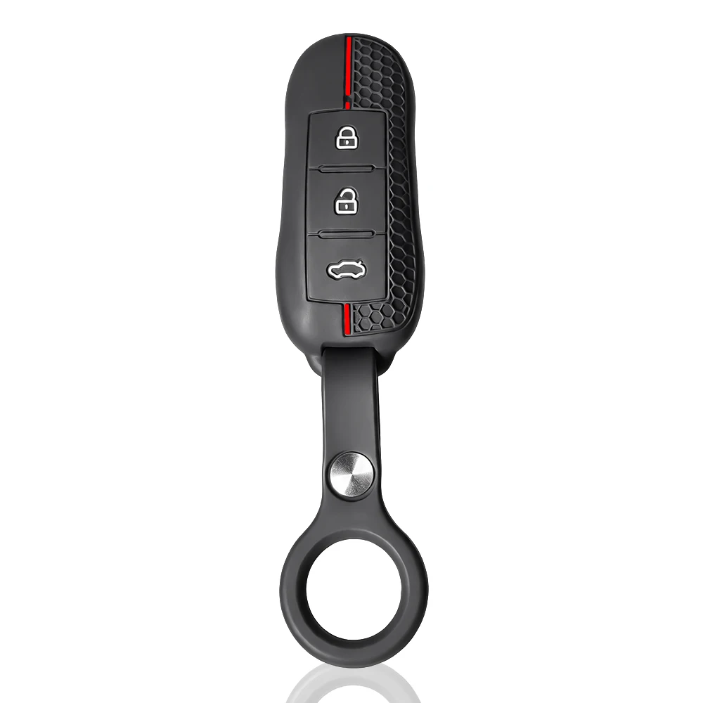 Silicone Car Key Case Fob for Dongfeng Fengguang DFSK Glory 580 Fengon Ix5 Ix7 Seres 3 Sf5 2021 2022 z Keychain Accessories