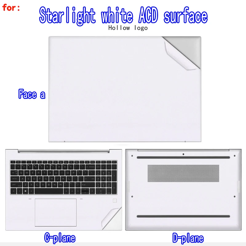 For HP Omni Book 5 Flip laptop body film 2-in-1 shell protection film 14-fm 14-kd 14-fp000 14-fp0034 pre-cut vinyl sticker film