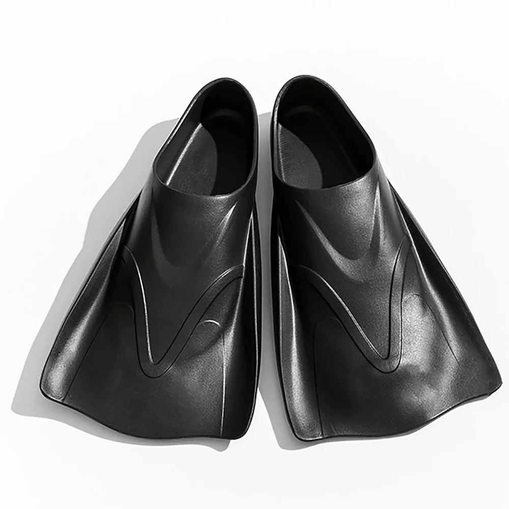 Short Frog Shoes Adult Silicone Swimming Fin Professional Swimming and Diving Training Webbed Diving Supplies Swimming Fins