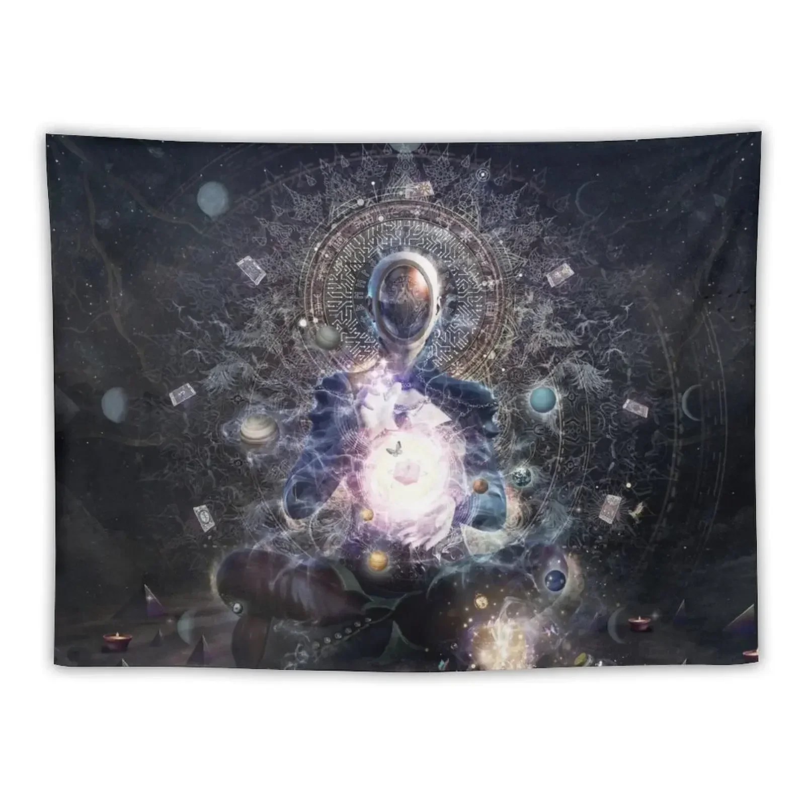 Cosmic Ritual Tapestry Wall Art Nordic Home Decor Tapestry