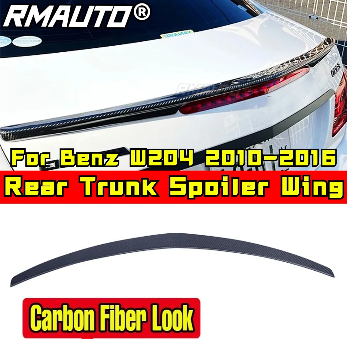 

Car Rear Trunk Wing Body Kit Car Rear Spoiler Wing For Mercedes Benz E-Class W207 C207 2Door Coupe E200 E550 E300 E350 2010-2016