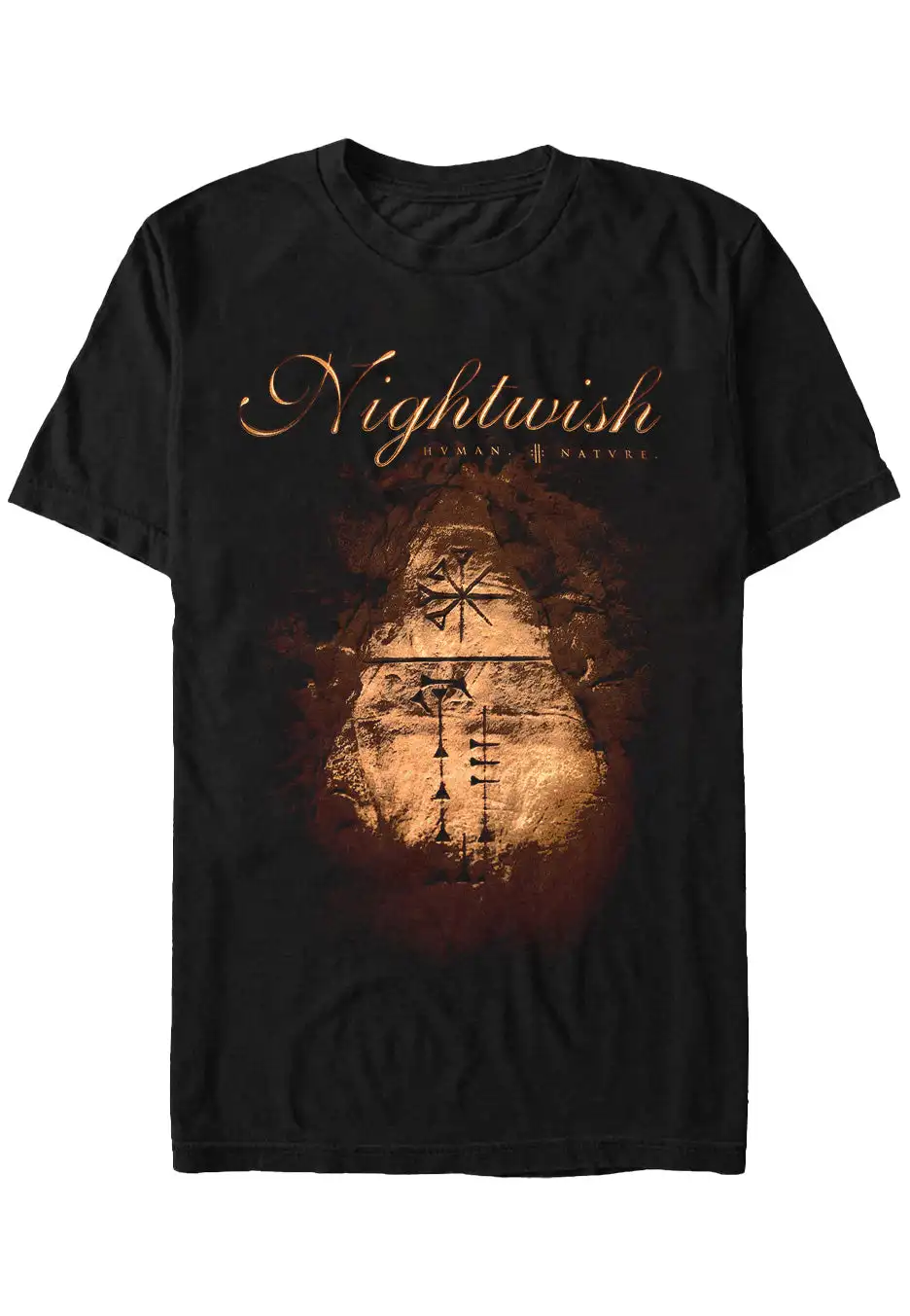 

Футболка Nightwish Yesterwynde с периферийным узором и принтом, летние роскошные брендовые хлопковые мужские и женские футболки с короткими рукавами