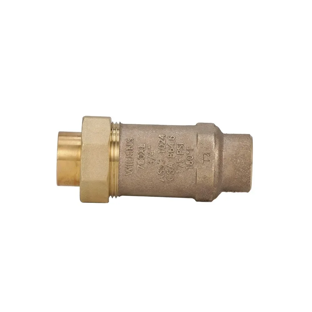 Dual Check Valve 3/4 Female Union Inlet 3/4 Male Outlet
